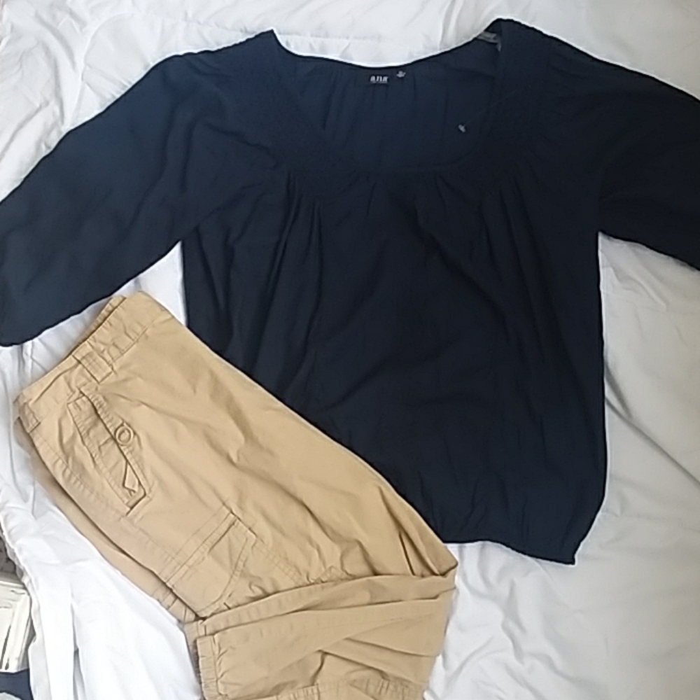 Ana BoHo Off Shoulder Top NWOT